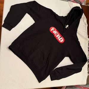 🤓 REDUCED 🤓 🖤❤️ NERD❤️🖤 Hoodie Men's M 100% cotton